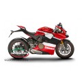 Carbonvani - Ducati Panigale V4 / S / Speciale "ARUBA Ver 2" Design Carbon Fiber Full Fairing Kit - ROAD VERSION (8 pieces)